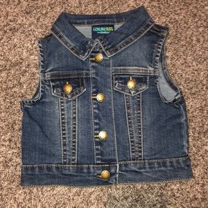 NWOT Genuine Kids Jean Vest
